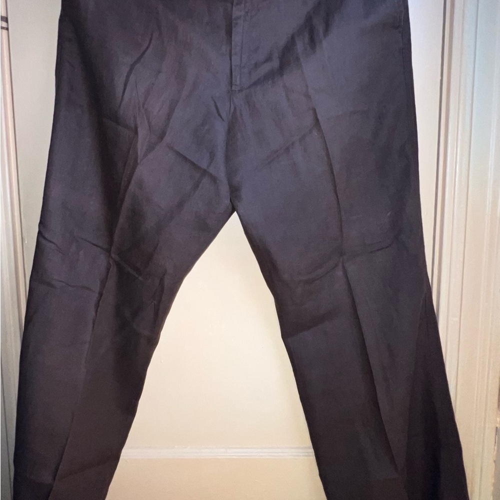 Old Navy 100% Linen Brown Pants | Size 18